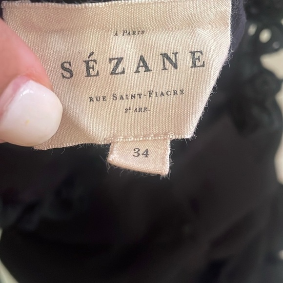 Se’zane Elegant mini Black Dress long sleeve - Picture 11 of 16